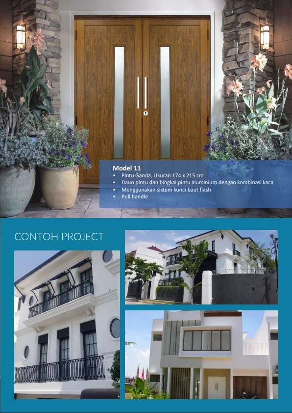 proyek pintu alumunium
